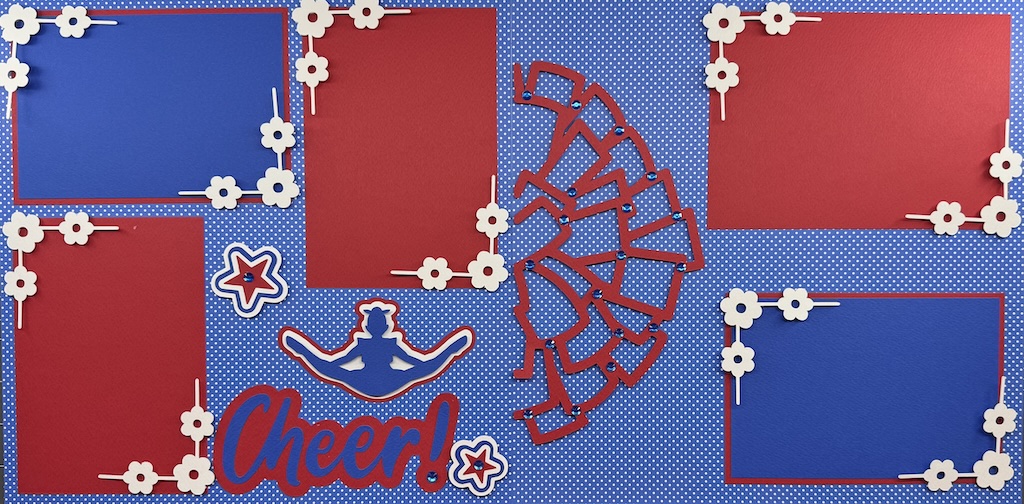 Cheer (Royal Blue and Red) Cheer (Royal Blue and Red)